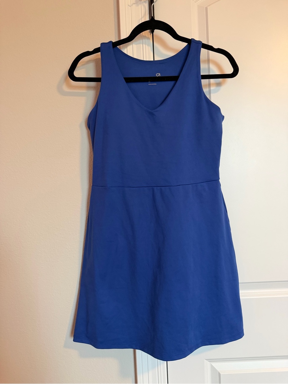GapFit Women's Active Tank Dress with Built-In Shorts - Royal Blue - Size M